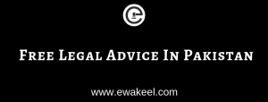 Free legal advice in Pakistan